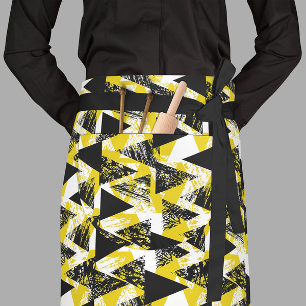 Geometrical Behaviour D1 Apron | Adjustable, Free Size & Waist Tiebacks-Aprons Waist to Feet-APR_WS_FT-IC 5007530 IC 5007530, Abstract Expressionism, Abstracts, African, Ancient, Art and Paintings, Aztec, Bohemian, Brush Stroke, Chevron, Culture, Ethnic, Eygptian, Geometric, Geometric Abstraction, Graffiti, Hand Drawn, Historical, Medieval, Mexican, Modern Art, Patterns, Retro, Semi Abstract, Signs, Signs and Symbols, Splatter, Traditional, Triangles, Tribal, Vintage, Watercolour, World Culture, geometrical
