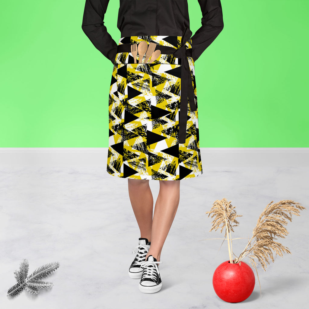 Geometrical Behaviour D1 Apron | Adjustable, Free Size & Waist Tiebacks-Apron Waist to Knee-APR_WS_KN-IC 5007530 IC 5007530, Abstract Expressionism, Abstracts, African, Ancient, Art and Paintings, Aztec, Bohemian, Brush Stroke, Chevron, Culture, Ethnic, Eygptian, Geometric, Geometric Abstraction, Graffiti, Hand Drawn, Historical, Medieval, Mexican, Modern Art, Patterns, Retro, Semi Abstract, Signs, Signs and Symbols, Splatter, Traditional, Triangles, Tribal, Vintage, Watercolour, World Culture, geometrical,