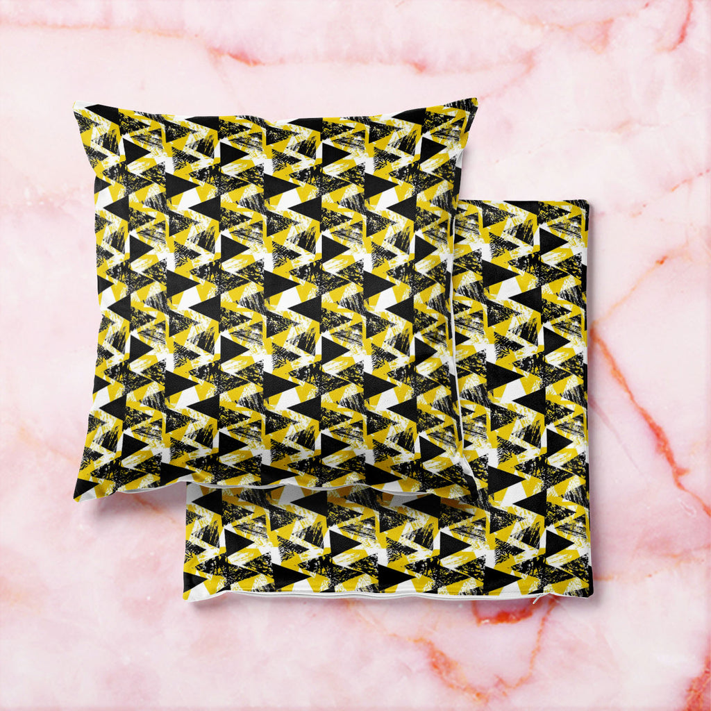Geometrical Behaviour D1 Cushion Cover Throw Pillow-Cushion Covers-CUS_CV-IC 5007530 IC 5007530, Abstract Expressionism, Abstracts, African, Ancient, Art and Paintings, Aztec, Bohemian, Brush Stroke, Chevron, Culture, Ethnic, Eygptian, Geometric, Geometric Abstraction, Graffiti, Hand Drawn, Historical, Medieval, Mexican, Modern Art, Patterns, Retro, Semi Abstract, Signs, Signs and Symbols, Splatter, Traditional, Triangles, Tribal, Vintage, Watercolour, World Culture, geometrical, behaviour, d1, cushion, cov
