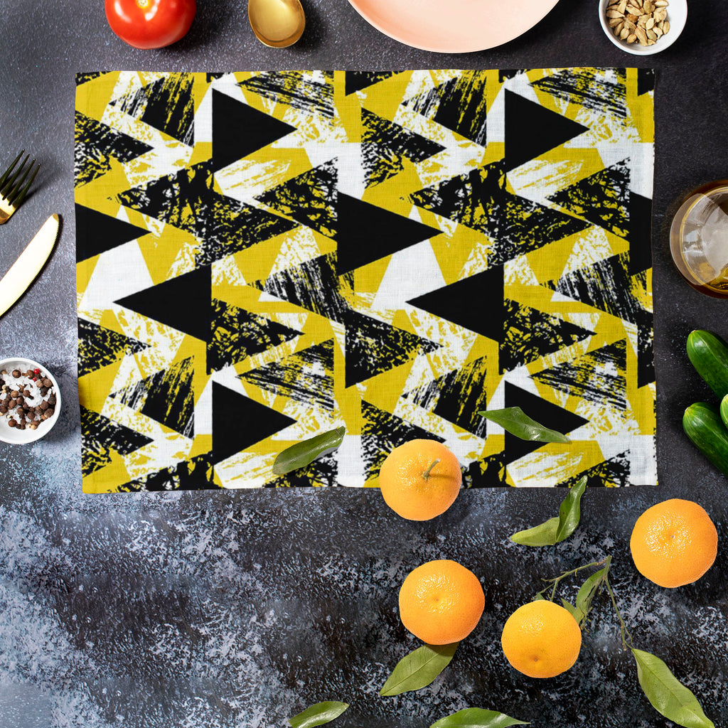 Geometrical Behaviour D1 Table Mat Placemat-Table Place Mats Fabric-MAT_TB-IC 5007530 IC 5007530, Abstract Expressionism, Abstracts, African, Ancient, Art and Paintings, Aztec, Bohemian, Brush Stroke, Chevron, Culture, Ethnic, Eygptian, Geometric, Geometric Abstraction, Graffiti, Hand Drawn, Historical, Medieval, Mexican, Modern Art, Patterns, Retro, Semi Abstract, Signs, Signs and Symbols, Splatter, Traditional, Triangles, Tribal, Vintage, Watercolour, World Culture, geometrical, behaviour, d1, table, mat,