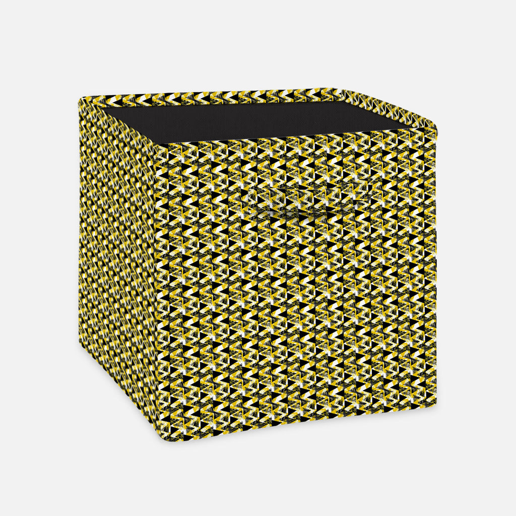 Geometrical Behaviour Foldable Open Storage Bin | Organizer Box, Toy Basket, Shelf Box, Laundry Bag | Canvas Fabric-Storage Bins-STR_BI_CB-IC 5007530 IC 5007530, Abstract Expressionism, Abstracts, African, Ancient, Art and Paintings, Aztec, Bohemian, Brush Stroke, Chevron, Culture, Ethnic, Eygptian, Geometric, Geometric Abstraction, Graffiti, Hand Drawn, Historical, Medieval, Mexican, Modern Art, Patterns, Retro, Semi Abstract, Signs, Signs and Symbols, Splatter, Traditional, Triangles, Tribal, Vintage, Wat