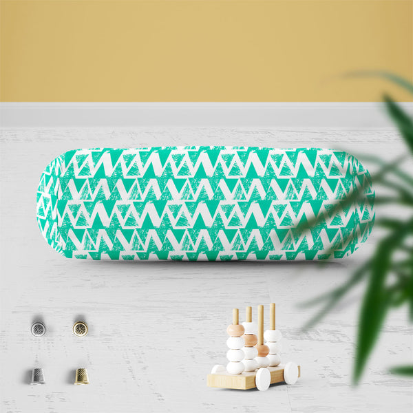 Geometrical Behaviour D2 Bolster Cover Booster Cases | Concealed Zipper Opening-Bolster Covers-BOL_CV_ZP-IC 5007531 IC 5007531, Abstract Expressionism, Abstracts, African, Ancient, Art and Paintings, Aztec, Bohemian, Brush Stroke, Chevron, Culture, Ethnic, Eygptian, Geometric, Geometric Abstraction, Graffiti, Hand Drawn, Historical, Medieval, Mexican, Modern Art, Patterns, Retro, Semi Abstract, Signs, Signs and Symbols, Splatter, Traditional, Triangles, Tribal, Vintage, Watercolour, World Culture, geometric
