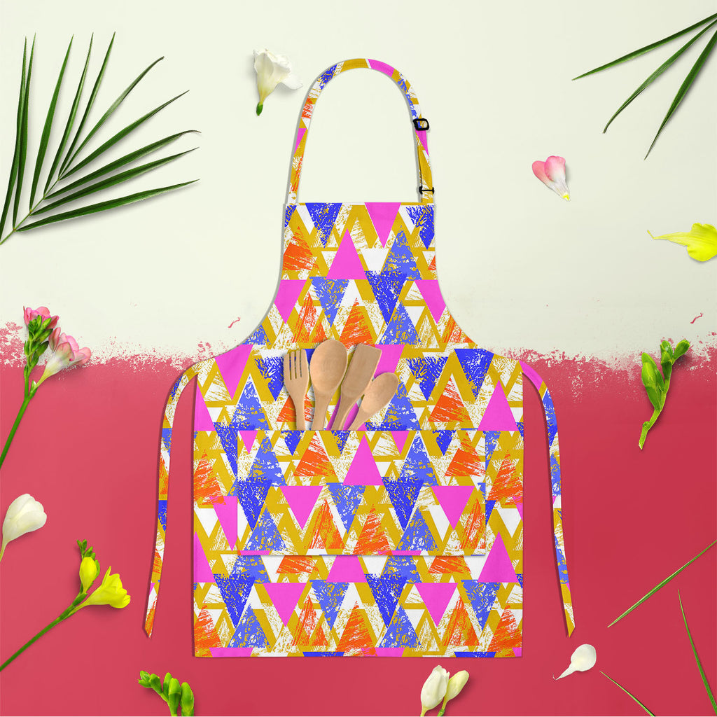 Geometrical Behaviour D3 Apron | Adjustable, Free Size & Waist Tiebacks-Aprons Neck to Knee-APR_NK_KN-IC 5007532 IC 5007532, Abstract Expressionism, Abstracts, African, Ancient, Art and Paintings, Aztec, Bohemian, Brush Stroke, Chevron, Culture, Ethnic, Eygptian, Geometric, Geometric Abstraction, Graffiti, Hand Drawn, Historical, Medieval, Mexican, Modern Art, Patterns, Retro, Semi Abstract, Signs, Signs and Symbols, Splatter, Traditional, Triangles, Tribal, Vintage, Watercolour, World Culture, geometrical,