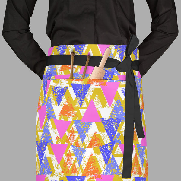 Geometrical Behaviour D3 Apron | Adjustable, Free Size & Waist Tiebacks-Aprons Waist to Feet-APR_WS_FT-IC 5007532 IC 5007532, Abstract Expressionism, Abstracts, African, Ancient, Art and Paintings, Aztec, Bohemian, Brush Stroke, Chevron, Culture, Ethnic, Eygptian, Geometric, Geometric Abstraction, Graffiti, Hand Drawn, Historical, Medieval, Mexican, Modern Art, Patterns, Retro, Semi Abstract, Signs, Signs and Symbols, Splatter, Traditional, Triangles, Tribal, Vintage, Watercolour, World Culture, geometrical