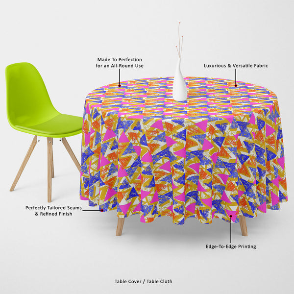Geometrical Behaviour Table Cloth Cover-Table Covers-CVR_TB_RD-IC 5007532 IC 5007532, Abstract Expressionism, Abstracts, African, Ancient, Art and Paintings, Aztec, Bohemian, Brush Stroke, Chevron, Culture, Ethnic, Eygptian, Geometric, Geometric Abstraction, Graffiti, Hand Drawn, Historical, Medieval, Mexican, Modern Art, Patterns, Retro, Semi Abstract, Signs, Signs and Symbols, Splatter, Traditional, Triangles, Tribal, Vintage, Watercolour, World Culture, geometrical, behaviour, table, cloth, cover, canvas