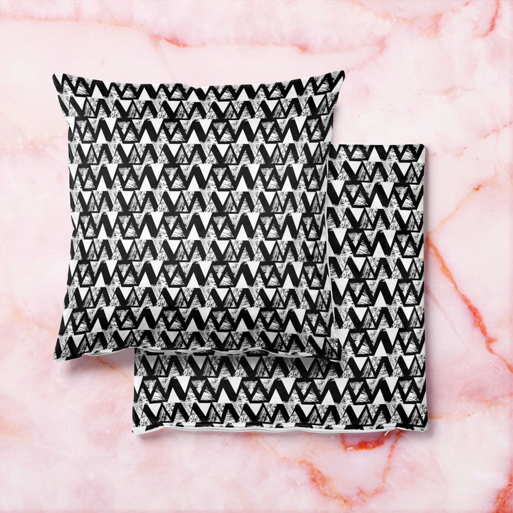 Geometrical Behaviour D4 Cushion Cover Throw Pillow-Cushion Covers-CUS_CV-IC 5007533 IC 5007533, Abstract Expressionism, Abstracts, African, Ancient, Art and Paintings, Aztec, Black and White, Bohemian, Brush Stroke, Chevron, Culture, Ethnic, Eygptian, Geometric, Geometric Abstraction, Graffiti, Hand Drawn, Historical, Medieval, Mexican, Modern Art, Patterns, Retro, Semi Abstract, Signs, Signs and Symbols, Splatter, Traditional, Triangles, Tribal, Vintage, Watercolour, White, World Culture, geometrical, beh
