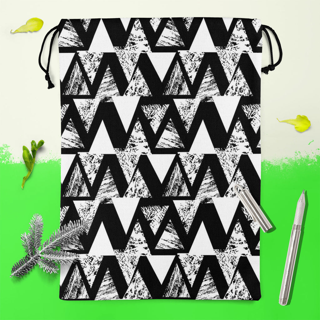 Geometrical Behaviour D4 Reusable Sack Bag | Bag for Gym, Storage, Vegetable & Travel-Drawstring Sack Bags-SCK_FB_DS-IC 5007533 IC 5007533, Abstract Expressionism, Abstracts, African, Ancient, Art and Paintings, Aztec, Black and White, Bohemian, Brush Stroke, Chevron, Culture, Ethnic, Eygptian, Geometric, Geometric Abstraction, Graffiti, Hand Drawn, Historical, Medieval, Mexican, Modern Art, Patterns, Retro, Semi Abstract, Signs, Signs and Symbols, Splatter, Traditional, Triangles, Tribal, Vintage, Watercol