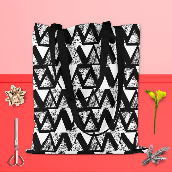Geometrical Behaviour D4 Tote Bag Shoulder Purse | Multipurpose-Tote Bags Basic-TOT_FB_BS-IC 5007533 IC 5007533, Abstract Expressionism, Abstracts, African, Ancient, Art and Paintings, Aztec, Black and White, Bohemian, Brush Stroke, Chevron, Culture, Ethnic, Eygptian, Geometric, Geometric Abstraction, Graffiti, Hand Drawn, Historical, Medieval, Mexican, Modern Art, Patterns, Retro, Semi Abstract, Signs, Signs and Symbols, Splatter, Traditional, Triangles, Tribal, Vintage, Watercolour, White, World Culture, 