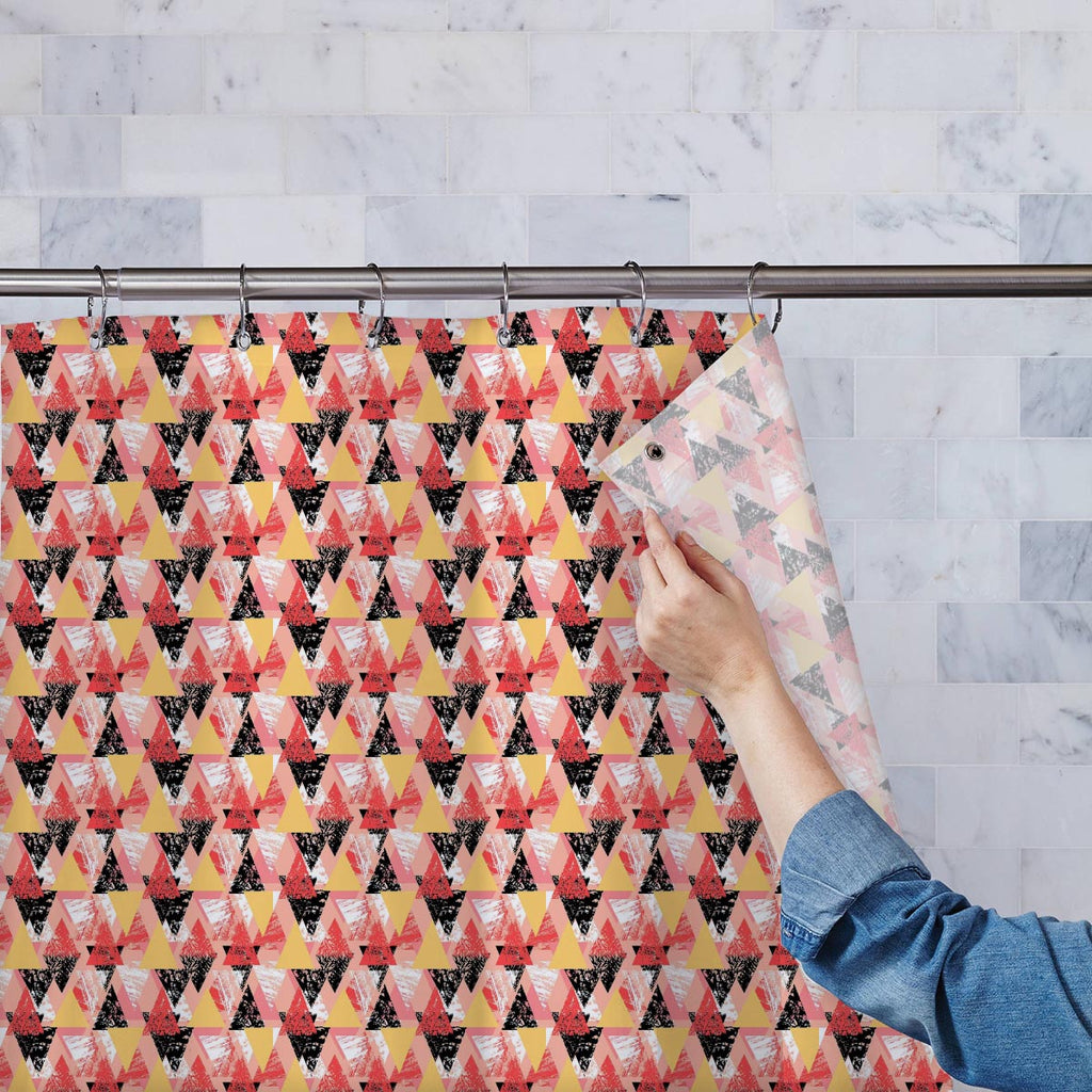Geometrical Behaviour Washable Waterproof Shower Curtain-Shower Curtains-CUR_SH-IC 5007534 IC 5007534, Abstract Expressionism, Abstracts, African, Ancient, Art and Paintings, Aztec, Bohemian, Brush Stroke, Chevron, Culture, Ethnic, Eygptian, Geometric, Geometric Abstraction, Graffiti, Hand Drawn, Historical, Medieval, Mexican, Modern Art, Patterns, Retro, Semi Abstract, Signs, Signs and Symbols, Splatter, Traditional, Triangles, Tribal, Vintage, Watercolour, World Culture, geometrical, behaviour, washable, 