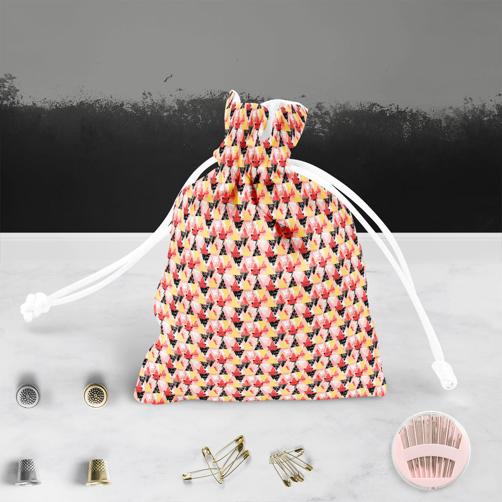 Geometrical Behaviour D5 Pouch Wrist Potli Bag | Bag for Weddings & Casual Parties-Drawstring Pouches-PCH_FB_DS-IC 5007534 IC 5007534, Abstract Expressionism, Abstracts, African, Ancient, Art and Paintings, Aztec, Bohemian, Brush Stroke, Chevron, Culture, Ethnic, Eygptian, Geometric, Geometric Abstraction, Graffiti, Hand Drawn, Historical, Medieval, Mexican, Modern Art, Patterns, Retro, Semi Abstract, Signs, Signs and Symbols, Splatter, Traditional, Triangles, Tribal, Vintage, Watercolour, World Culture, ge