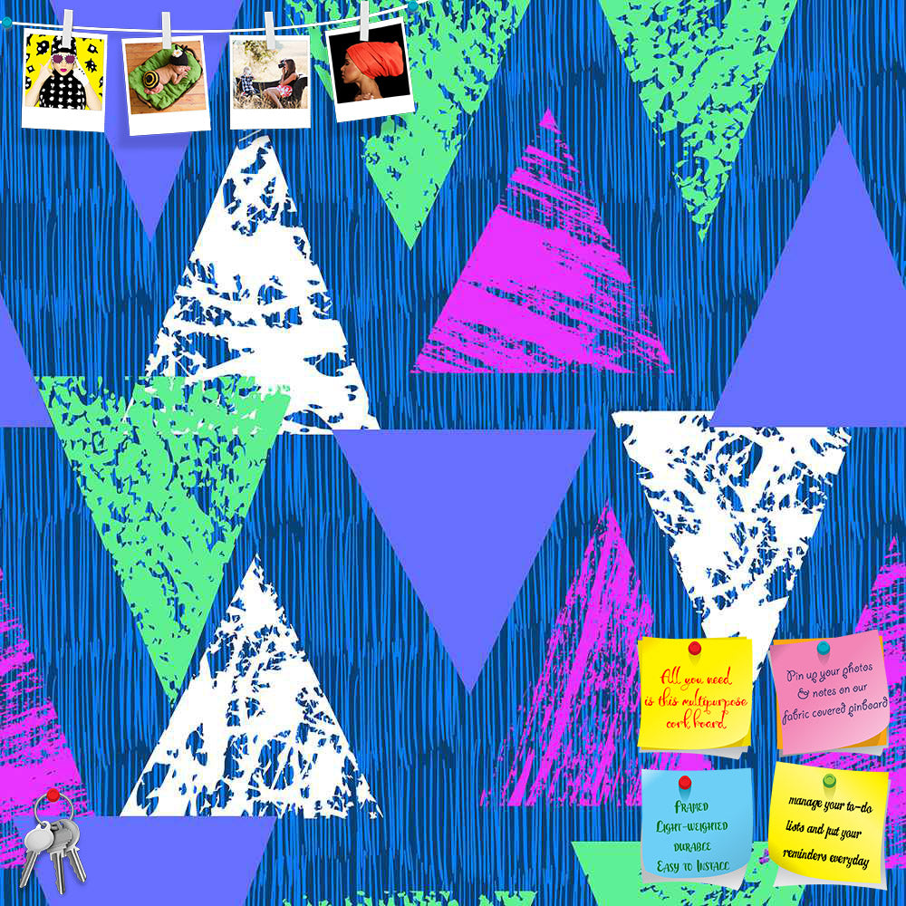 ArtzFolio Mixed Triangled D1 Printed Bulletin Board Notice Pin Board Soft Board | Frameless-Bulletin Boards Frameless-AZSAO30878424BLB_FL_L-Image Code 5007535 Vishnu Image Folio Pvt Ltd, IC 5007535, ArtzFolio, Bulletin Boards Frameless, Abstract, Digital Art, mixed, triangled, d1, printed, bulletin, board, notice, pin, soft, frameless, hand, painted, bold, pattern, triangles, pin up board, push pin board, extra large cork board, big pin board, notice board, small bulletin board, cork board, wall notice boar