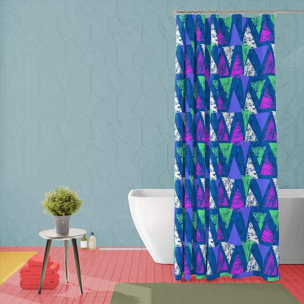 Mixed Triangled D1 Washable Waterproof Shower Curtain-Shower Curtains-CUR_SH-IC 5007535 IC 5007535, Abstract Expressionism, Abstracts, African, Ancient, Art and Paintings, Aztec, Bohemian, Brush Stroke, Chevron, Culture, Ethnic, Eygptian, Geometric, Geometric Abstraction, Graffiti, Hand Drawn, Historical, Medieval, Mexican, Modern Art, Patterns, Retro, Semi Abstract, Signs, Signs and Symbols, Splatter, Traditional, Triangles, Tribal, Vintage, Watercolour, World Culture, mixed, triangled, d1, washable, water
