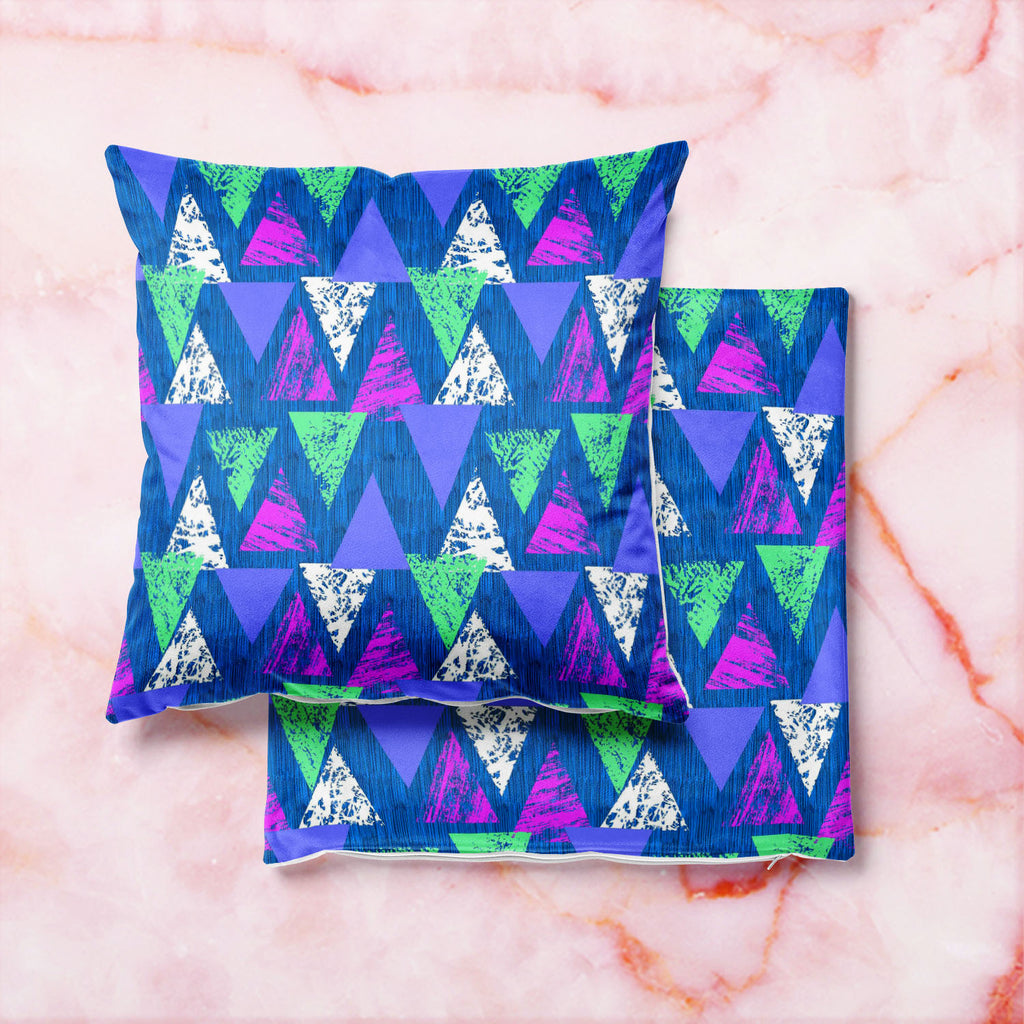 Mixed Triangled D1 Cushion Cover Throw Pillow-Cushion Covers-CUS_CV-IC 5007535 IC 5007535, Abstract Expressionism, Abstracts, African, Ancient, Art and Paintings, Aztec, Bohemian, Brush Stroke, Chevron, Culture, Ethnic, Eygptian, Geometric, Geometric Abstraction, Graffiti, Hand Drawn, Historical, Medieval, Mexican, Modern Art, Patterns, Retro, Semi Abstract, Signs, Signs and Symbols, Splatter, Traditional, Triangles, Tribal, Vintage, Watercolour, World Culture, mixed, triangled, d1, cushion, cover, throw, p