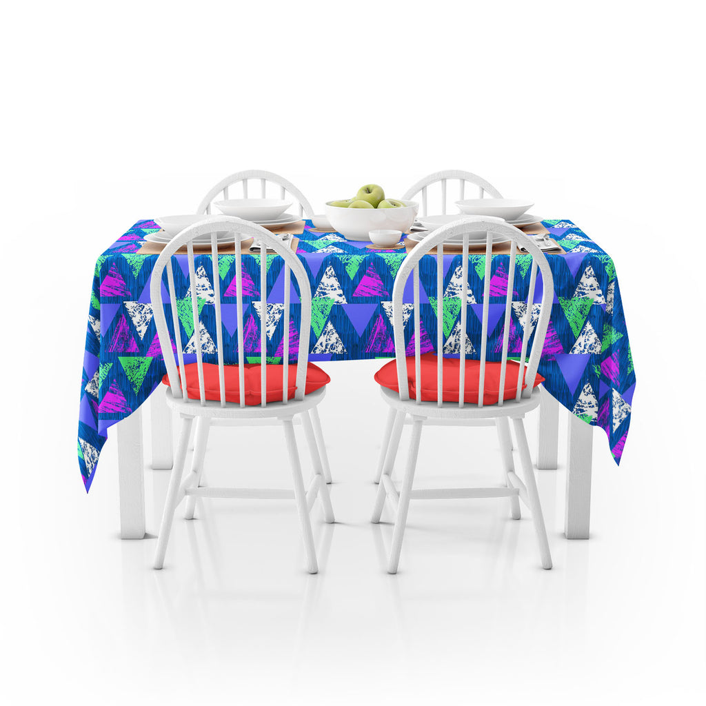Mixed Triangled Table Cloth Cover-Table Covers-CVR_TB_NR-IC 5007535 IC 5007535, Abstract Expressionism, Abstracts, African, Ancient, Art and Paintings, Aztec, Bohemian, Brush Stroke, Chevron, Culture, Ethnic, Eygptian, Geometric, Geometric Abstraction, Graffiti, Hand Drawn, Historical, Medieval, Mexican, Modern Art, Patterns, Retro, Semi Abstract, Signs, Signs and Symbols, Splatter, Traditional, Triangles, Tribal, Vintage, Watercolour, World Culture, mixed, triangled, table, cloth, cover, abstract, art, bac