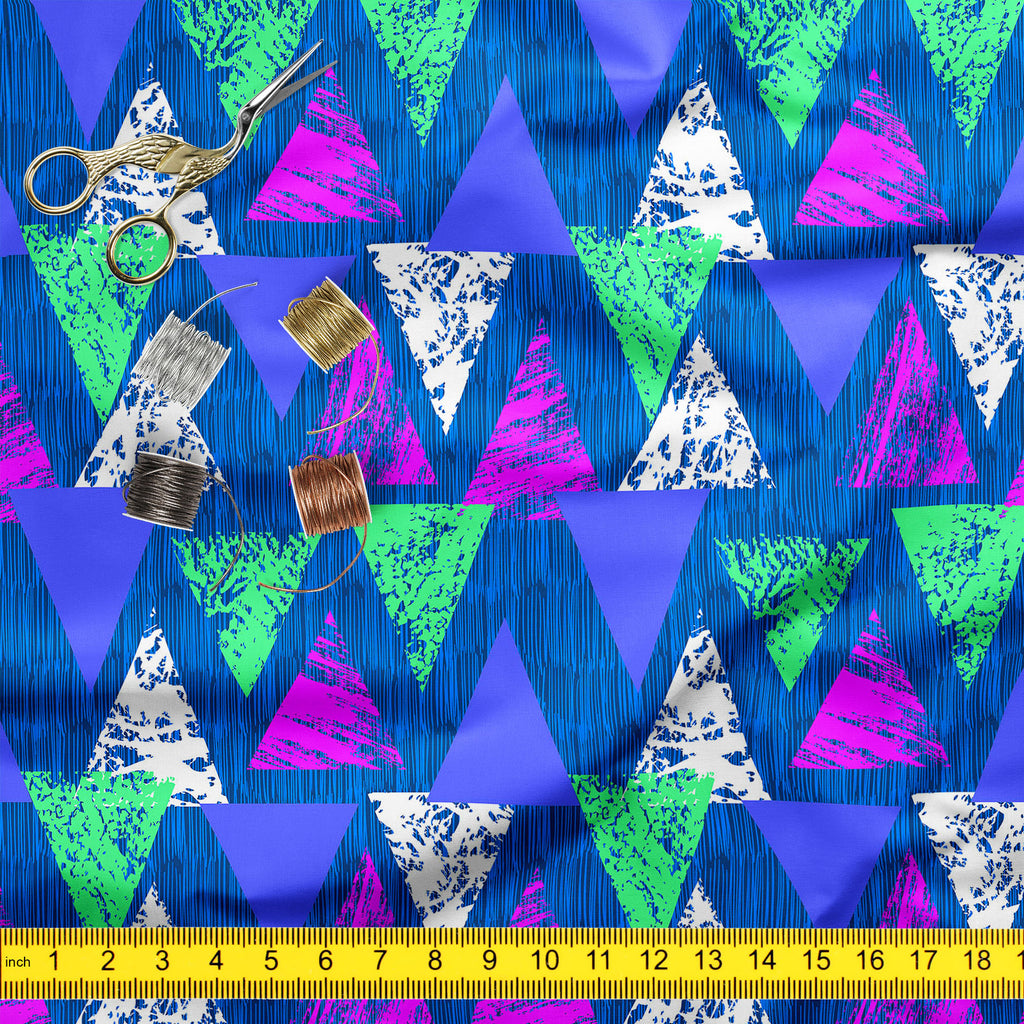 Mixed Triangled D1 Upholstery Fabric by Metre | For Sofa, Curtains, Cushions, Furnishing, Craft, Dress Material-Upholstery Fabrics-FAB_RW-IC 5007535 IC 5007535, Abstract Expressionism, Abstracts, African, Ancient, Art and Paintings, Aztec, Bohemian, Brush Stroke, Chevron, Culture, Ethnic, Eygptian, Geometric, Geometric Abstraction, Graffiti, Hand Drawn, Historical, Medieval, Mexican, Modern Art, Patterns, Retro, Semi Abstract, Signs, Signs and Symbols, Splatter, Traditional, Triangles, Tribal, Vintage, Wate