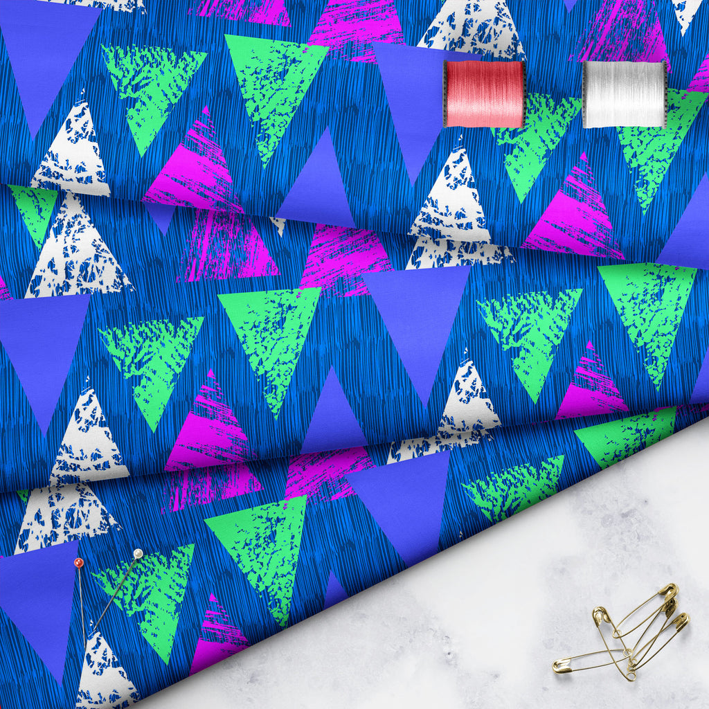 Mixed Triangled D1 Sofa Fabric by Metre | Upholstery For Sofa, Curtains & Cushions-Sofa Fabrics-SOF_FB-IC 5007535 IC 5007535, Abstract Expressionism, Abstracts, African, Ancient, Art and Paintings, Aztec, Bohemian, Brush Stroke, Chevron, Culture, Ethnic, Eygptian, Geometric, Geometric Abstraction, Graffiti, Hand Drawn, Historical, Medieval, Mexican, Modern Art, Patterns, Retro, Semi Abstract, Signs, Signs and Symbols, Splatter, Traditional, Triangles, Tribal, Vintage, Watercolour, World Culture, mixed, tria