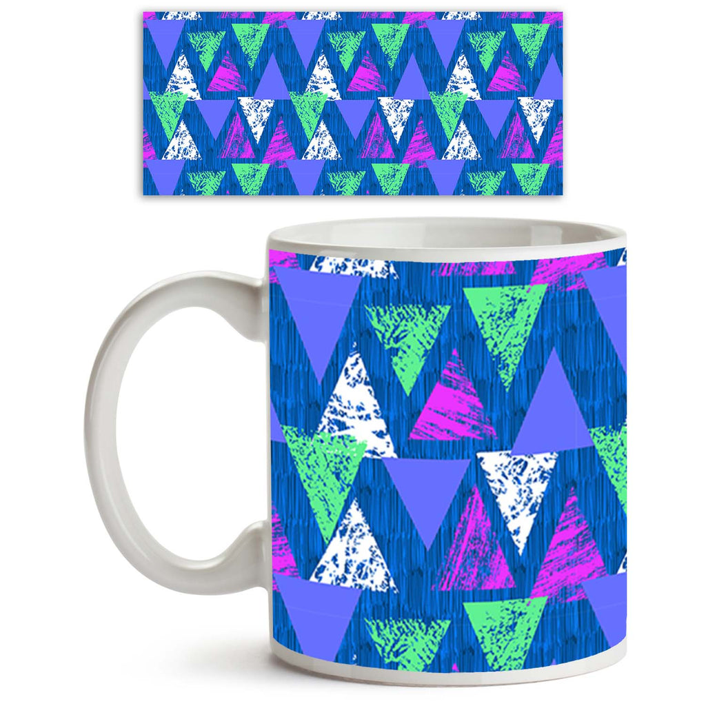 Mixed Triangled Ceramic Coffee Tea Mug Inside White-Coffee Mugs-MUG-IC 5007535 IC 5007535, Abstract Expressionism, Abstracts, African, Ancient, Art and Paintings, Aztec, Bohemian, Brush Stroke, Chevron, Culture, Ethnic, Eygptian, Geometric, Geometric Abstraction, Graffiti, Hand Drawn, Historical, Medieval, Mexican, Modern Art, Patterns, Retro, Semi Abstract, Signs, Signs and Symbols, Splatter, Traditional, Triangles, Tribal, Vintage, Watercolour, World Culture, mixed, triangled, ceramic, coffee, tea, mug, i