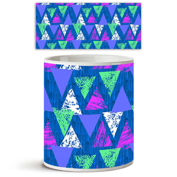 Mixed Triangled Ceramic Coffee Tea Mug Inside White-Coffee Mugs-MUG-IC 5007535 IC 5007535, Abstract Expressionism, Abstracts, African, Ancient, Art and Paintings, Aztec, Bohemian, Brush Stroke, Chevron, Culture, Ethnic, Eygptian, Geometric, Geometric Abstraction, Graffiti, Hand Drawn, Historical, Medieval, Mexican, Modern Art, Patterns, Retro, Semi Abstract, Signs, Signs and Symbols, Splatter, Traditional, Triangles, Tribal, Vintage, Watercolour, World Culture, mixed, triangled, ceramic, coffee, tea, mug, i