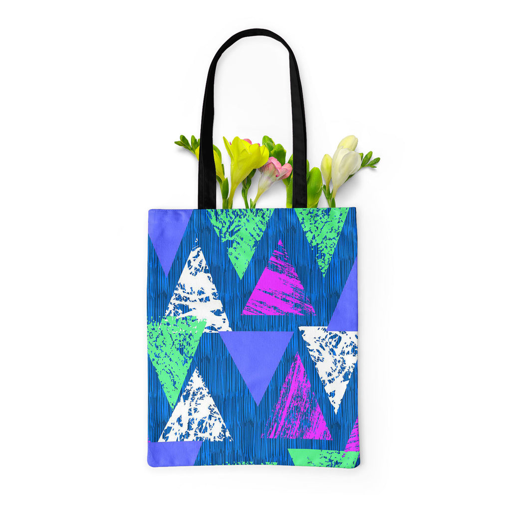 Mixed Triangled D1 Tote Bag Shoulder Purse | Multipurpose-Tote Bags Basic-TOT_FB_BS-IC 5007535 IC 5007535, Abstract Expressionism, Abstracts, African, Ancient, Art and Paintings, Aztec, Bohemian, Brush Stroke, Chevron, Culture, Ethnic, Eygptian, Geometric, Geometric Abstraction, Graffiti, Hand Drawn, Historical, Medieval, Mexican, Modern Art, Patterns, Retro, Semi Abstract, Signs, Signs and Symbols, Splatter, Traditional, Triangles, Tribal, Vintage, Watercolour, World Culture, mixed, triangled, d1, tote, ba