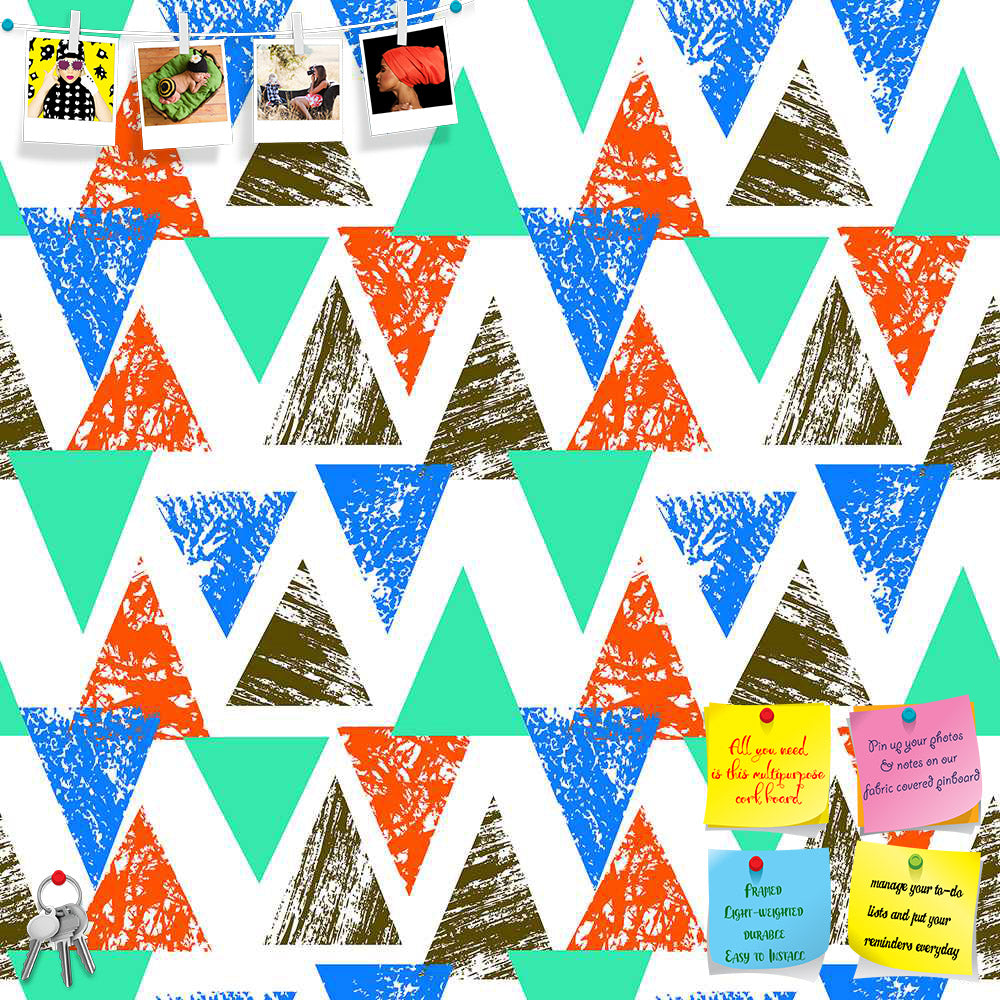 ArtzFolio Mixed Triangled D2 Printed Bulletin Board Notice Pin Board Soft Board | Frameless-Bulletin Boards Frameless-AZSAO30878442BLB_FL_L-Image Code 5007536 Vishnu Image Folio Pvt Ltd, IC 5007536, ArtzFolio, Bulletin Boards Frameless, Abstract, Digital Art, mixed, triangled, d2, printed, bulletin, board, notice, pin, soft, frameless, hand, painted, bold, pattern, triangles, pin up board, push pin board, extra large cork board, big pin board, notice board, small bulletin board, cork board, wall notice boar