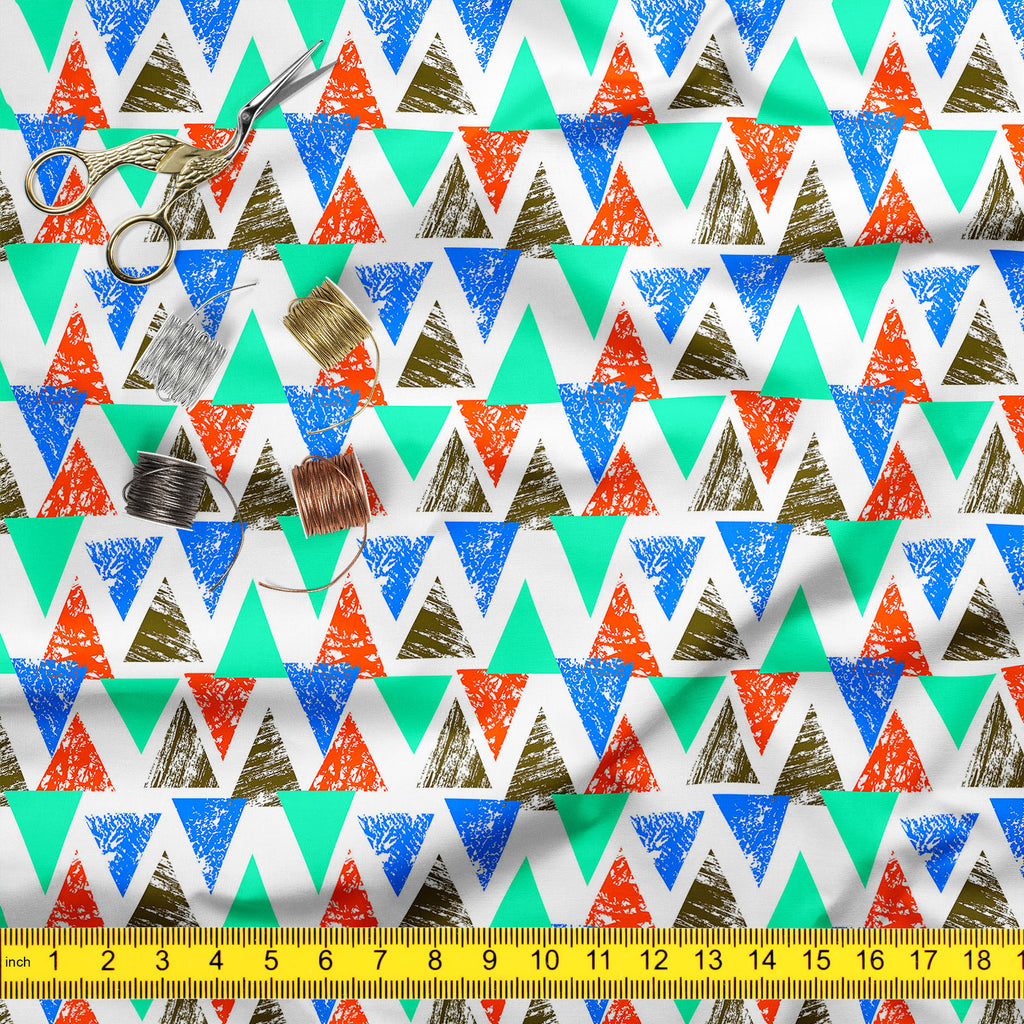 Mixed Triangled D2 Upholstery Fabric by Metre | For Sofa, Curtains, Cushions, Furnishing, Craft, Dress Material-Upholstery Fabrics-FAB_RW-IC 5007536 IC 5007536, Abstract Expressionism, Abstracts, African, Ancient, Art and Paintings, Aztec, Bohemian, Brush Stroke, Chevron, Culture, Ethnic, Eygptian, Geometric, Geometric Abstraction, Graffiti, Hand Drawn, Historical, Medieval, Mexican, Modern Art, Patterns, Retro, Semi Abstract, Signs, Signs and Symbols, Splatter, Traditional, Triangles, Tribal, Vintage, Wate