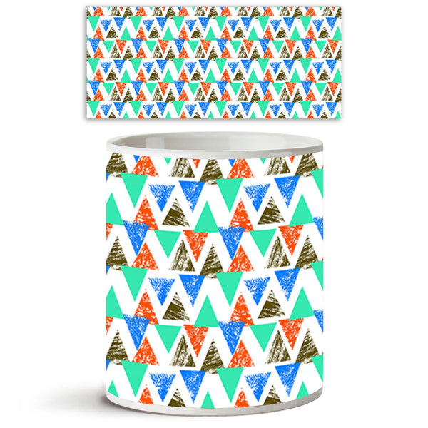 Mixed Triangled Ceramic Coffee Tea Mug Inside White-Coffee Mugs-MUG-IC 5007536 IC 5007536, Abstract Expressionism, Abstracts, African, Ancient, Art and Paintings, Aztec, Bohemian, Brush Stroke, Chevron, Culture, Ethnic, Eygptian, Geometric, Geometric Abstraction, Graffiti, Hand Drawn, Historical, Medieval, Mexican, Modern Art, Patterns, Retro, Semi Abstract, Signs, Signs and Symbols, Splatter, Traditional, Triangles, Tribal, Vintage, Watercolour, World Culture, mixed, triangled, ceramic, coffee, tea, mug, i