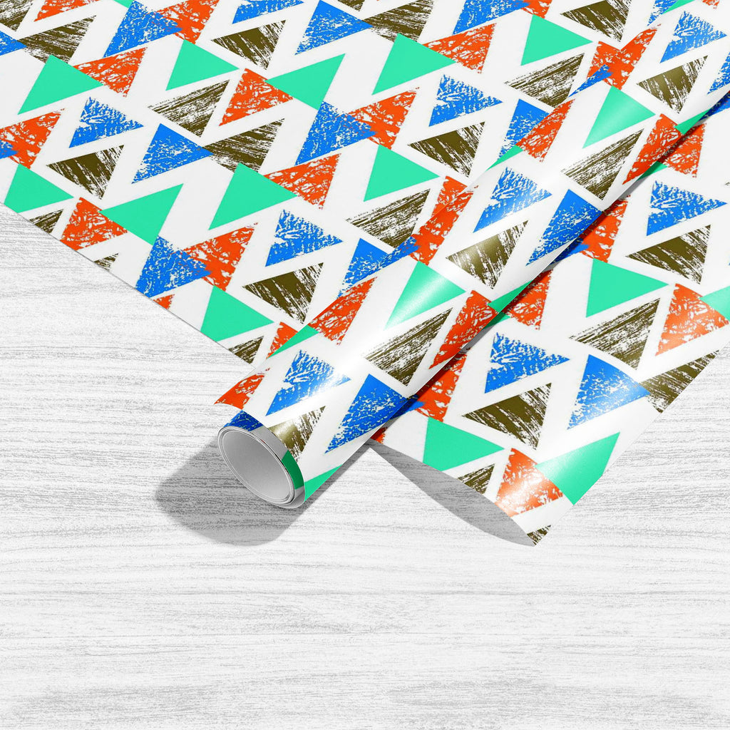 Mixed Triangled D2 Art & Craft Gift Wrapping Paper-Wrapping Papers-WRP_PP-IC 5007536 IC 5007536, Abstract Expressionism, Abstracts, African, Ancient, Art and Paintings, Aztec, Bohemian, Brush Stroke, Chevron, Culture, Ethnic, Eygptian, Geometric, Geometric Abstraction, Graffiti, Hand Drawn, Historical, Medieval, Mexican, Modern Art, Patterns, Retro, Semi Abstract, Signs, Signs and Symbols, Splatter, Traditional, Triangles, Tribal, Vintage, Watercolour, World Culture, mixed, triangled, d2, art, craft, gift, 