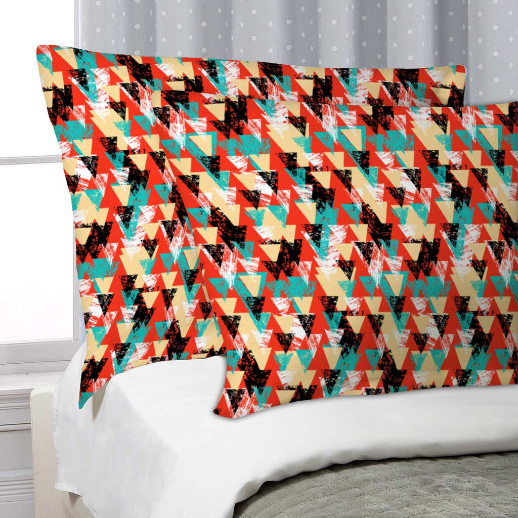 ArtzFolio Triangled D2 Pillow Cover Case-Pillow Cases-AZHFR30878559PIL_CV_L-Image Code 5007537 Vishnu Image Folio Pvt Ltd, IC 5007537, ArtzFolio, Pillow Cases, Abstract, Digital Art, triangled, d2, pillow, cover, case, hand, painted, bold, pattern, triangles, pillow cover, pillow case cover, linen pillow cover, printed pillow cover, pillow for bedroom, living room pillow covers, standard pillow case covers, pitaara box, throw pillow cover, 2 pcs satin pillow cover set, pillow covers 27x18, decorative pillow