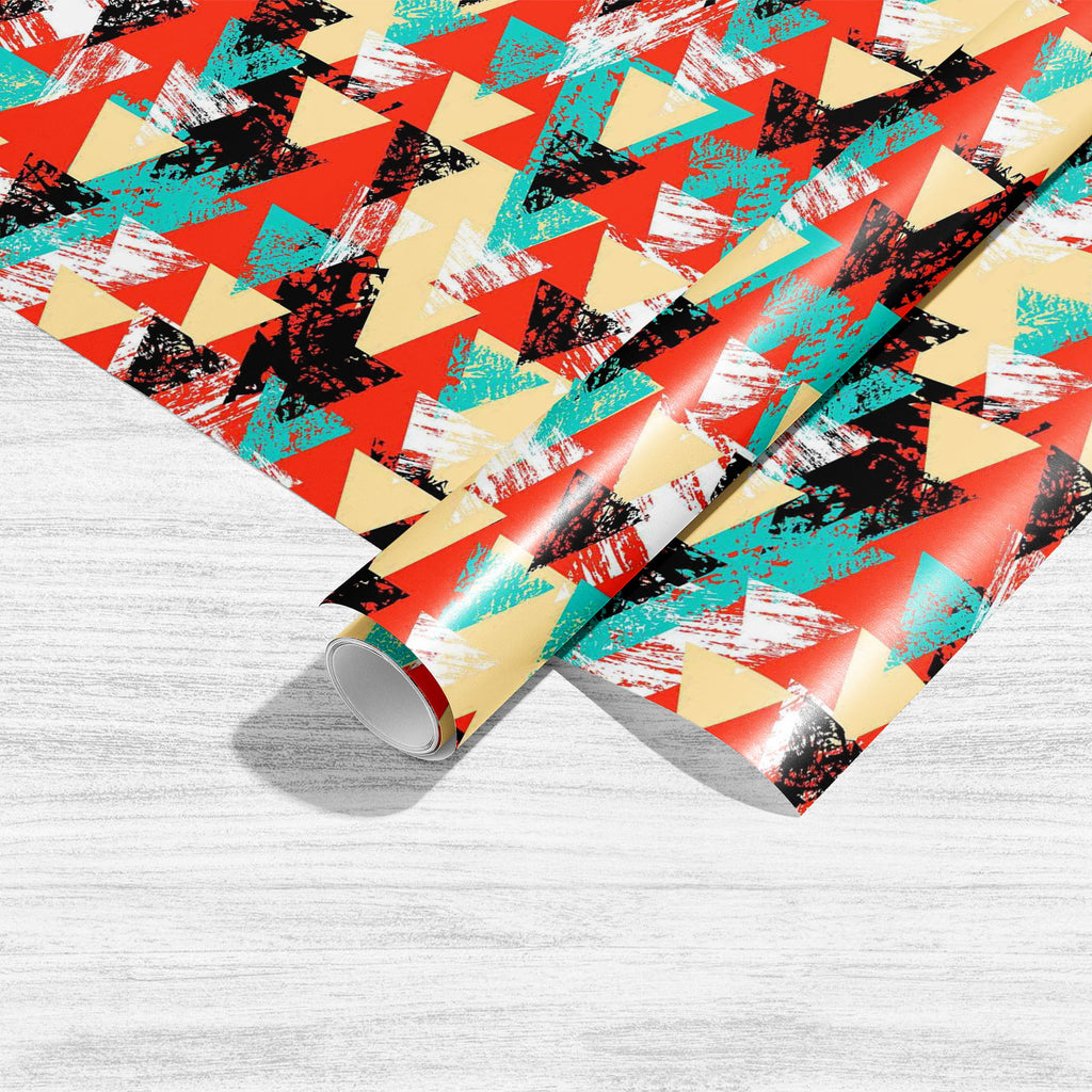 Triangled D2 Art & Craft Gift Wrapping Paper-Wrapping Papers-WRP_PP-IC 5007537 IC 5007537, Abstract Expressionism, Abstracts, African, Ancient, Art and Paintings, Aztec, Bohemian, Brush Stroke, Chevron, Culture, Ethnic, Eygptian, Geometric, Geometric Abstraction, Graffiti, Hand Drawn, Historical, Medieval, Mexican, Modern Art, Patterns, Retro, Semi Abstract, Signs, Signs and Symbols, Splatter, Traditional, Triangles, Tribal, Vintage, Watercolour, World Culture, triangled, d2, art, craft, gift, wrapping, pap