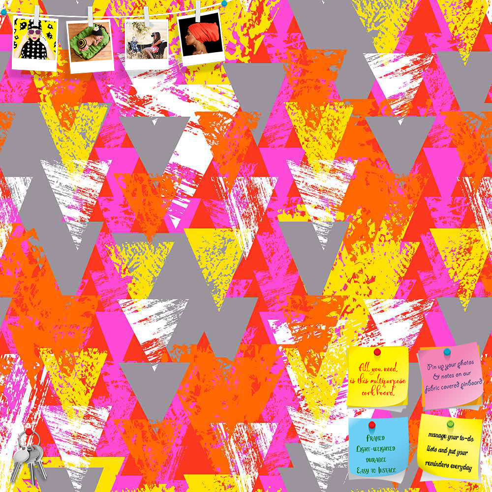 ArtzFolio Triangled D3 Printed Bulletin Board Notice Pin Board Soft Board | Frameless-Bulletin Boards Frameless-AZSAO30878583BLB_FL_L-Image Code 5007538 Vishnu Image Folio Pvt Ltd, IC 5007538, ArtzFolio, Bulletin Boards Frameless, Abstract, Digital Art, triangled, d3, printed, bulletin, board, notice, pin, soft, frameless, hand, painted, bold, pattern, triangles, pin up board, push pin board, extra large cork board, big pin board, notice board, small bulletin board, cork board, wall notice board, giant cork