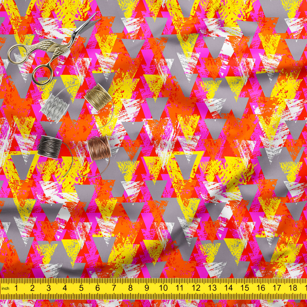 Triangled D3 Upholstery Fabric by Metre | For Sofa, Curtains, Cushions, Furnishing, Craft, Dress Material-Upholstery Fabrics-FAB_RW-IC 5007538 IC 5007538, Abstract Expressionism, Abstracts, African, Ancient, Art and Paintings, Aztec, Bohemian, Brush Stroke, Chevron, Culture, Ethnic, Eygptian, Geometric, Geometric Abstraction, Graffiti, Hand Drawn, Historical, Medieval, Mexican, Modern Art, Patterns, Retro, Semi Abstract, Signs, Signs and Symbols, Splatter, Traditional, Triangles, Tribal, Vintage, Watercolou