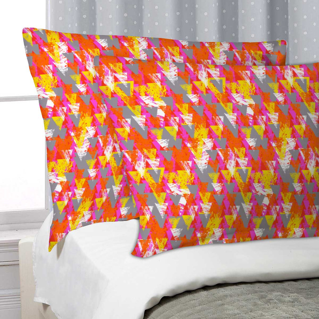 ArtzFolio Triangled D3 Pillow Cover Case-Pillow Cases-AZHFR30878583PIL_CV_L-Image Code 5007538 Vishnu Image Folio Pvt Ltd, IC 5007538, ArtzFolio, Pillow Cases, Abstract, Digital Art, triangled, d3, pillow, cover, case, hand, painted, bold, pattern, triangles, pillow cover, pillow case cover, linen pillow cover, printed pillow cover, pillow for bedroom, living room pillow covers, standard pillow case covers, pitaara box, throw pillow cover, 2 pcs satin pillow cover set, pillow covers 27x18, decorative pillow