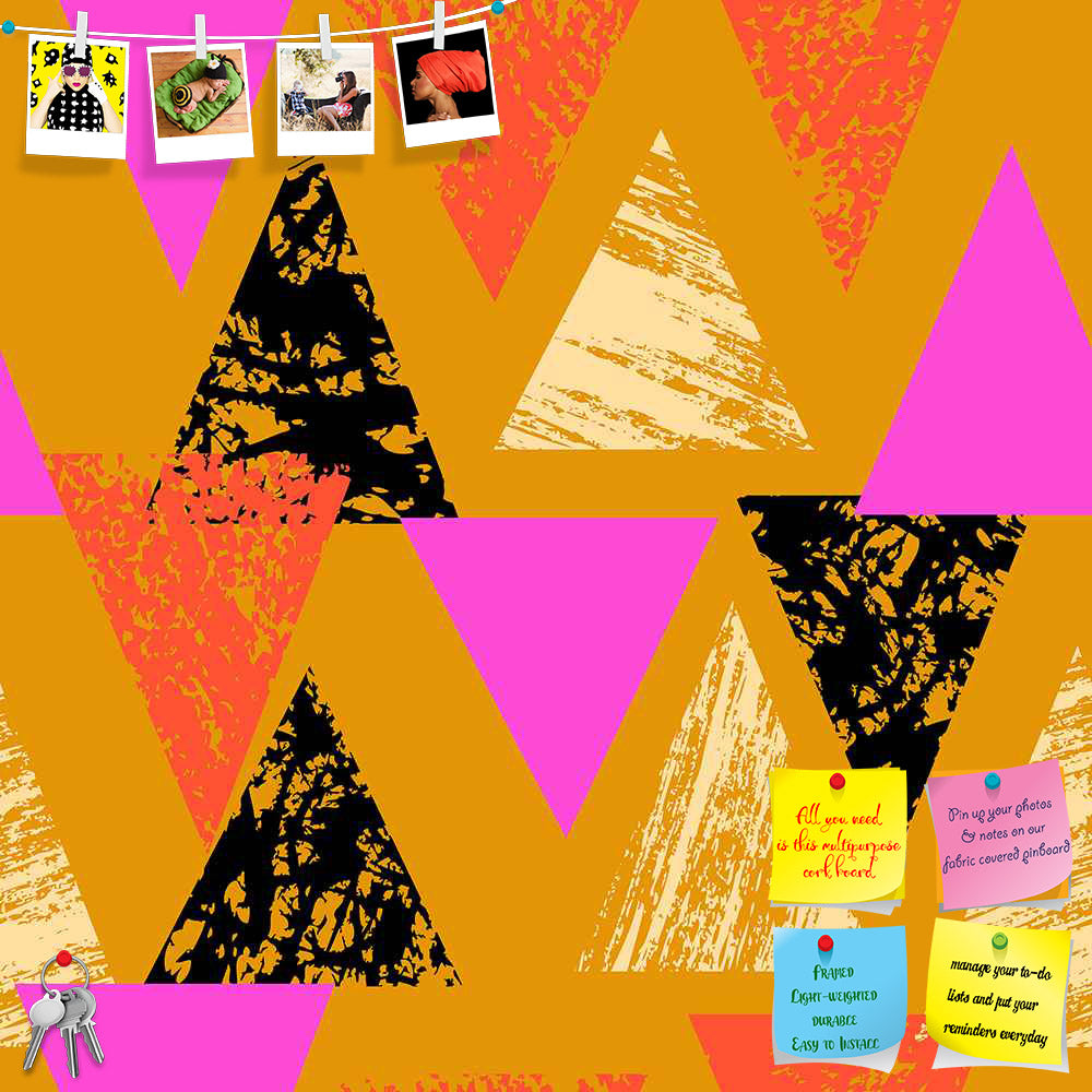 ArtzFolio Mixed Triangled D3 Printed Bulletin Board Notice Pin Board Soft Board | Frameless-Bulletin Boards Frameless-AZSAO30878584BLB_FL_L-Image Code 5007539 Vishnu Image Folio Pvt Ltd, IC 5007539, ArtzFolio, Bulletin Boards Frameless, Abstract, Digital Art, mixed, triangled, d3, printed, bulletin, board, notice, pin, soft, frameless, hand, painted, bold, pattern, triangles, pin up board, push pin board, extra large cork board, big pin board, notice board, small bulletin board, cork board, wall notice boar