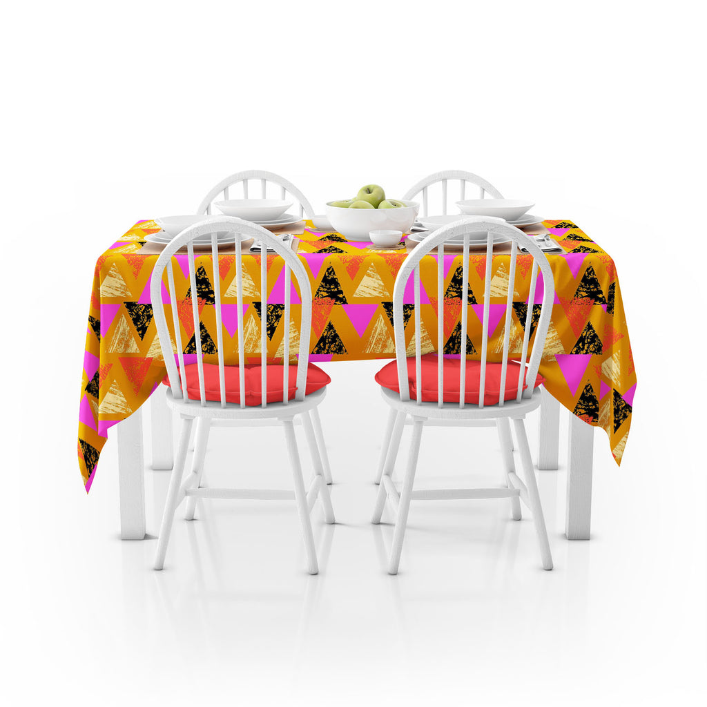 Mixed Triangled Table Cloth Cover-Table Covers-CVR_TB_NR-IC 5007539 IC 5007539, Abstract Expressionism, Abstracts, African, Ancient, Art and Paintings, Aztec, Bohemian, Brush Stroke, Chevron, Culture, Ethnic, Eygptian, Geometric, Geometric Abstraction, Graffiti, Hand Drawn, Historical, Medieval, Mexican, Modern Art, Patterns, Retro, Semi Abstract, Signs, Signs and Symbols, Splatter, Traditional, Triangles, Tribal, Vintage, Watercolour, World Culture, mixed, triangled, table, cloth, cover, abstract, art, bac