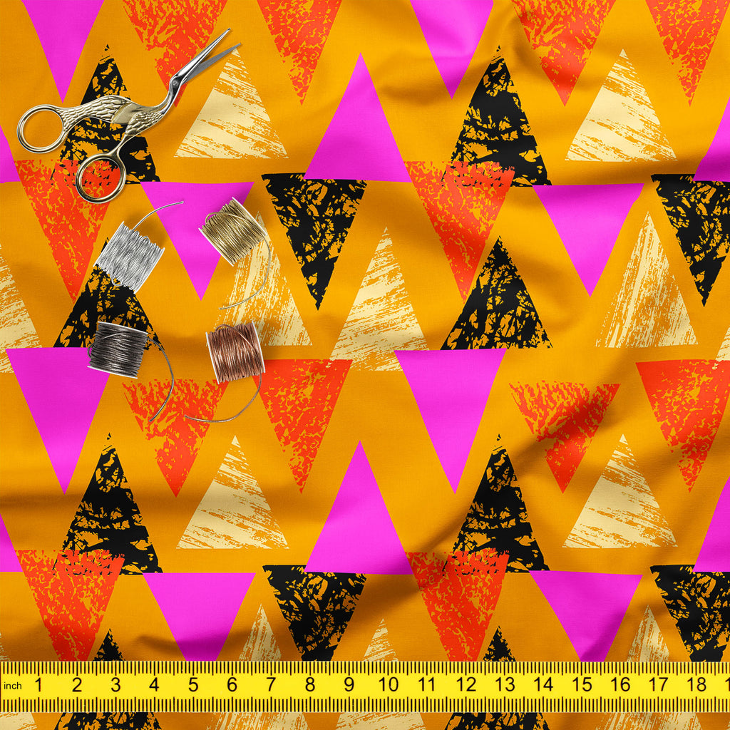 Mixed Triangled D3 Upholstery Fabric by Metre | For Sofa, Curtains, Cushions, Furnishing, Craft, Dress Material-Upholstery Fabrics-FAB_RW-IC 5007539 IC 5007539, Abstract Expressionism, Abstracts, African, Ancient, Art and Paintings, Aztec, Bohemian, Brush Stroke, Chevron, Culture, Ethnic, Eygptian, Geometric, Geometric Abstraction, Graffiti, Hand Drawn, Historical, Medieval, Mexican, Modern Art, Patterns, Retro, Semi Abstract, Signs, Signs and Symbols, Splatter, Traditional, Triangles, Tribal, Vintage, Wate