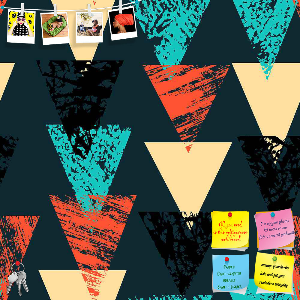 ArtzFolio Triangled D4 Printed Bulletin Board Notice Pin Board Soft Board | Frameless-Bulletin Boards Frameless-AZSAO30878972BLB_FL_L-Image Code 5007540 Vishnu Image Folio Pvt Ltd, IC 5007540, ArtzFolio, Bulletin Boards Frameless, Abstract, Digital Art, triangled, d4, printed, bulletin, board, notice, pin, soft, frameless, hand, painted, bold, pattern, triangles, pin up board, push pin board, extra large cork board, big pin board, notice board, small bulletin board, cork board, wall notice board, giant cork