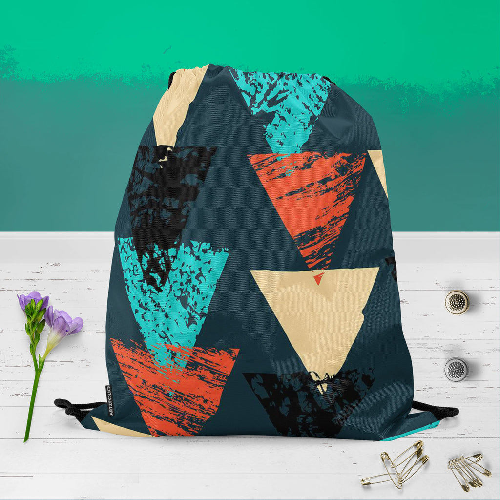 Triangled D4 Backpack for Students | College & Travel Bag-Backpacks-BPK_FB_DS-IC 5007540 IC 5007540, Abstract Expressionism, Abstracts, African, Ancient, Art and Paintings, Aztec, Bohemian, Brush Stroke, Chevron, Culture, Ethnic, Eygptian, Geometric, Geometric Abstraction, Graffiti, Hand Drawn, Historical, Medieval, Mexican, Modern Art, Patterns, Retro, Semi Abstract, Signs, Signs and Symbols, Splatter, Traditional, Triangles, Tribal, Vintage, Watercolour, World Culture, triangled, d4, backpack, for, studen