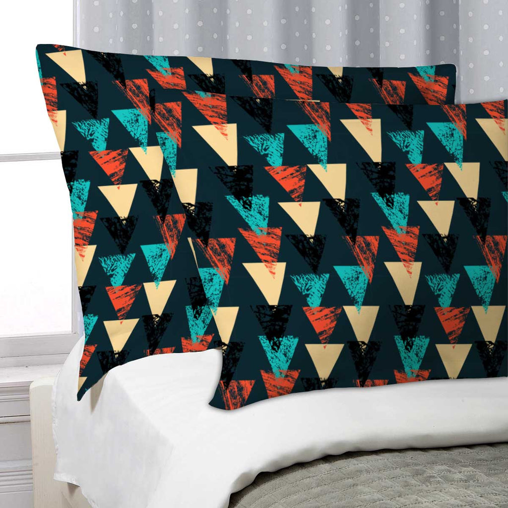 ArtzFolio Triangled D4 Pillow Cover Case-Pillow Cases-AZHFR30878972PIL_CV_L-Image Code 5007540 Vishnu Image Folio Pvt Ltd, IC 5007540, ArtzFolio, Pillow Cases, Abstract, Digital Art, triangled, d4, pillow, cover, case, hand, painted, bold, pattern, triangles, pillow cover, pillow case cover, linen pillow cover, printed pillow cover, pillow for bedroom, living room pillow covers, standard pillow case covers, pitaara box, throw pillow cover, 2 pcs satin pillow cover set, pillow covers 27x18, decorative pillow