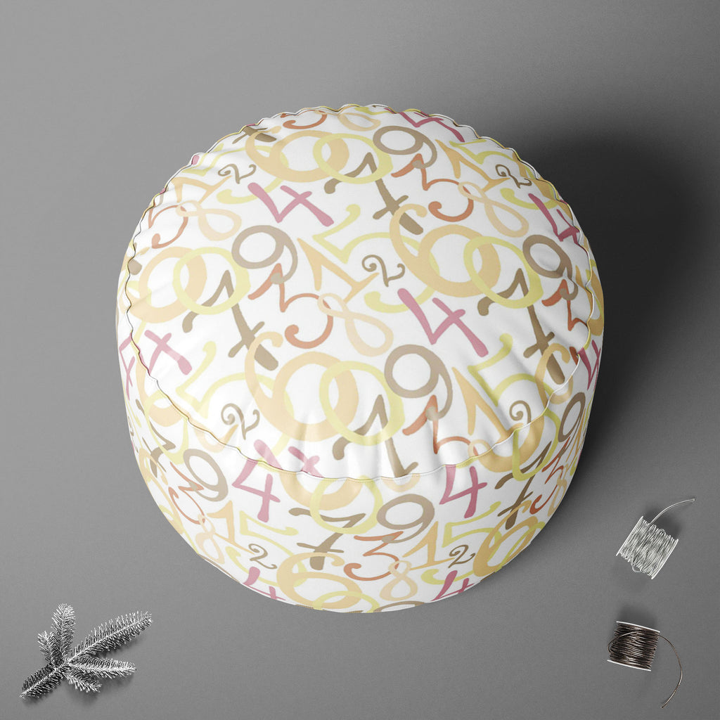 Numbers Footstool Footrest Puffy Pouffe Ottoman Bean Bag | Canvas Fabric-Footstools-FST_CB_BN-IC 5007543 IC 5007543, Black and White, Calligraphy, Digital, Digital Art, Education, Graphic, Patterns, Schools, Text, Universities, White, numbers, footstool, footrest, puffy, pouffe, ottoman, bean, bag, canvas, fabric, algebra, arithmetic, background, calculation, continuity, count, digit, eight, figure, five, four, infinity, letter, material, mathematical, mathematics, motif, nine, number, numeral, one, pattern