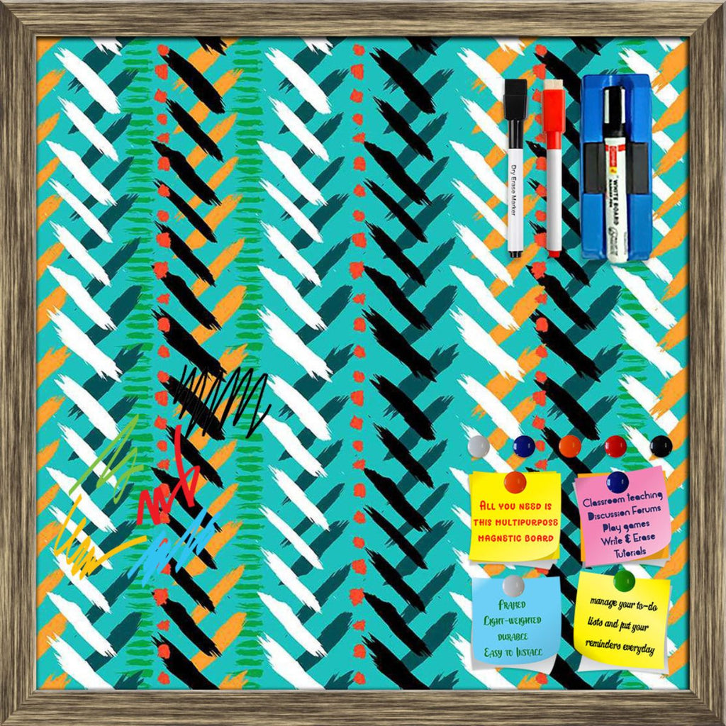 Chevron Framed Magnetic Dry Erase Board | Combo with Magnet Buttons & Markers-Magnetic Boards Framed-MGB_FR-IC 5007544 IC 5007544, Abstract Expressionism, Abstracts, African, Ancient, Art and Paintings, Aztec, Bohemian, Brush Stroke, Chevron, Culture, Dots, Ethnic, Geometric, Geometric Abstraction, Hand Drawn, Herringbone, Historical, Medieval, Mexican, Modern Art, Patterns, Retro, Semi Abstract, Signs, Signs and Symbols, Splatter, Stripes, Traditional, Tribal, Vintage, Watercolour, World Culture, framed, m