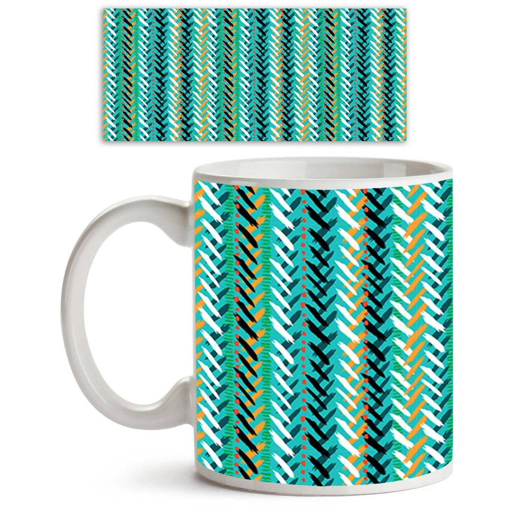 Chevron Ceramic Coffee Tea Mug Inside White-Coffee Mugs-MUG-IC 5007544 IC 5007544, Abstract Expressionism, Abstracts, African, Ancient, Art and Paintings, Aztec, Bohemian, Brush Stroke, Chevron, Culture, Dots, Ethnic, Geometric, Geometric Abstraction, Hand Drawn, Herringbone, Historical, Medieval, Mexican, Modern Art, Patterns, Retro, Semi Abstract, Signs, Signs and Symbols, Splatter, Stripes, Traditional, Tribal, Vintage, Watercolour, World Culture, ceramic, coffee, tea, mug, inside, white, print, art, abs