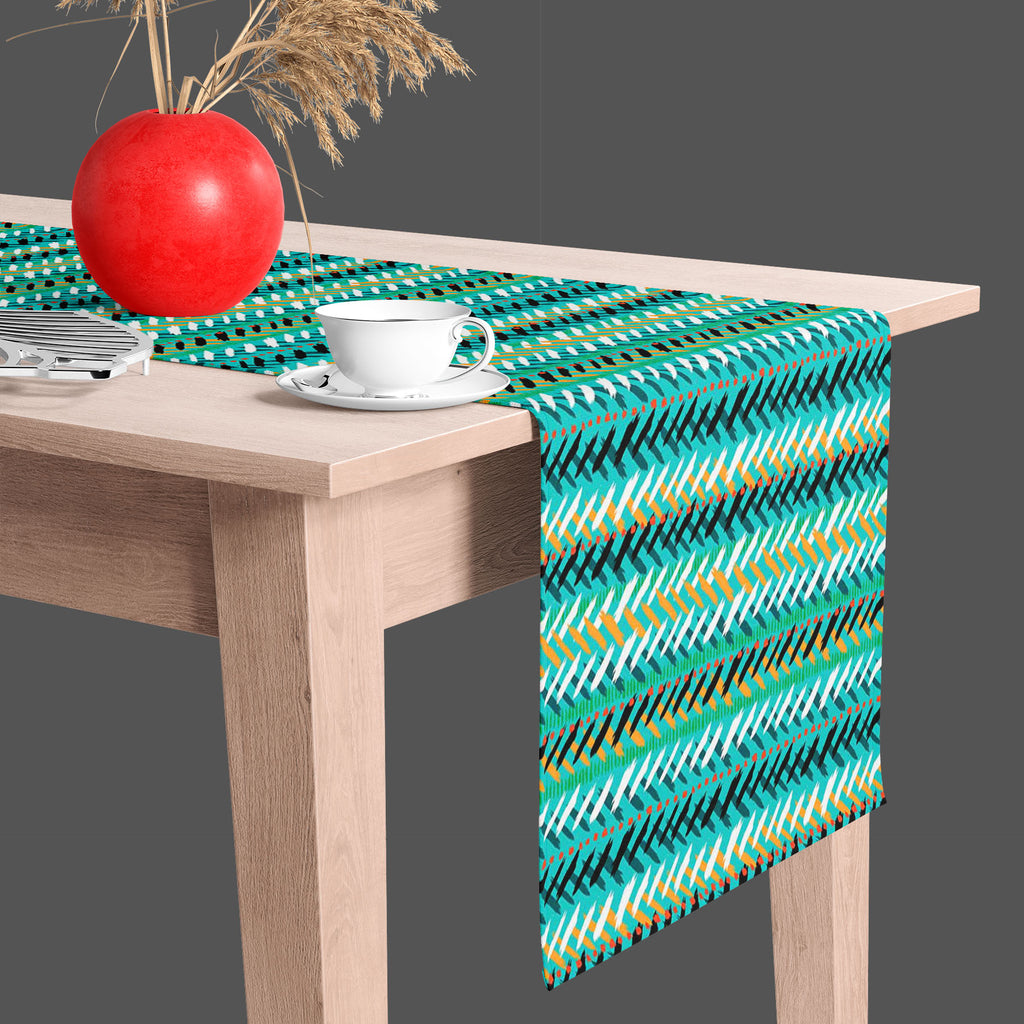 Chevron D2 Table Runner-Table Runners-RUN_TB-IC 5007544 IC 5007544, Abstract Expressionism, Abstracts, African, Ancient, Art and Paintings, Aztec, Bohemian, Brush Stroke, Chevron, Culture, Dots, Ethnic, Geometric, Geometric Abstraction, Hand Drawn, Herringbone, Historical, Medieval, Mexican, Modern Art, Patterns, Retro, Semi Abstract, Signs, Signs and Symbols, Splatter, Stripes, Traditional, Tribal, Vintage, Watercolour, World Culture, d2, table, runner, print, art, abstract, background, boho, bold, bright,