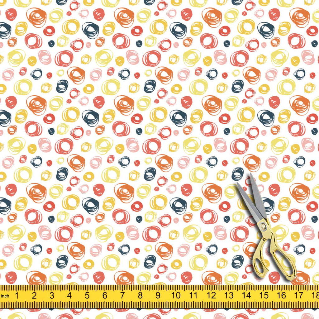 Abstract Doodle Upholstery Fabric by Metre | For Sofa, Curtains, Cushions, Furnishing, Craft, Dress Material - Upholstery Fabrics - ArtzFolio.com