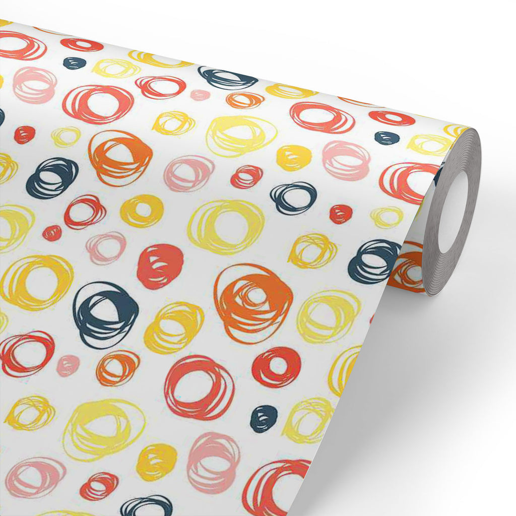 Abstract Doodle Wallpaper Roll - Wallpapers Peel & Stick - ArtzFolio.com