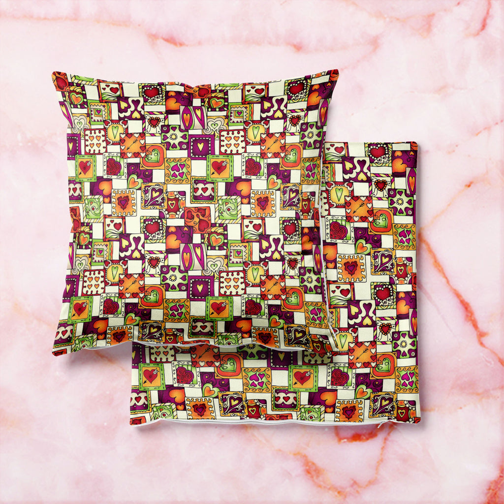 Doodle Hearts D3 Cushion Cover Throw Pillow-Cushion Covers-CUS_CV-IC 5007546 IC 5007546, Abstract Expressionism, Abstracts, Ancient, Art and Paintings, Birthday, Botanical, Culture, Digital, Digital Art, Drawing, Ethnic, Fashion, Floral, Flowers, Graphic, Hearts, Historical, Illustrations, Indian, Love, Medieval, Nature, Patterns, Retro, Romance, Semi Abstract, Signs, Signs and Symbols, Traditional, Tribal, Vintage, Wedding, World Culture, doodle, d3, cushion, cover, throw, pillow, abstract, anniversary, ar