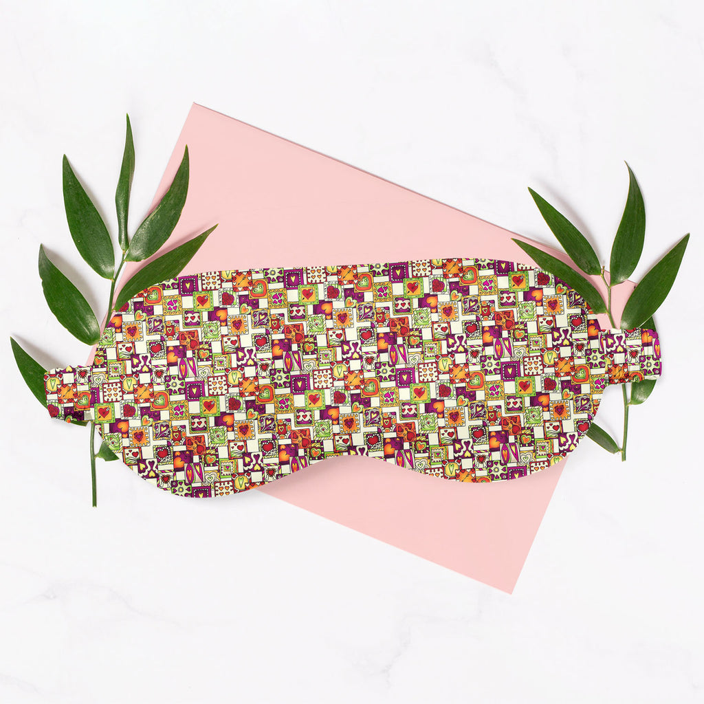 Doodle Hearts Sleeping Eye Pad Blackout Eye Cover | Soft Anti-Allergic Eco-Friendly Natural Mulberry Silk Fabric-Sleep Masks--IC 5007546 IC 5007546, Abstract Expressionism, Abstracts, Ancient, Art and Paintings, Birthday, Botanical, Culture, Digital, Digital Art, Drawing, Ethnic, Fashion, Floral, Flowers, Graphic, Hearts, Historical, Illustrations, Indian, Love, Medieval, Nature, Patterns, Retro, Romance, Semi Abstract, Signs, Signs and Symbols, Traditional, Tribal, Vintage, Wedding, World Culture, doodle, 