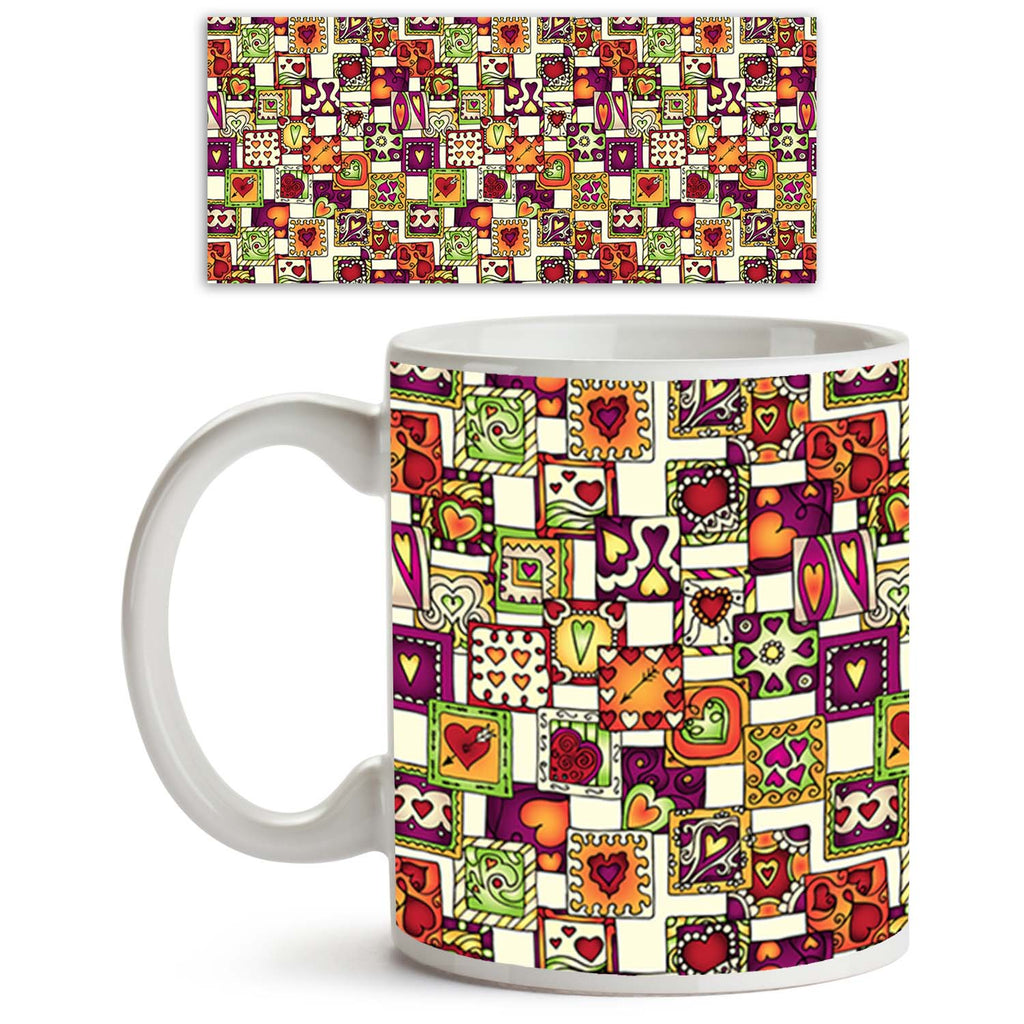Doodle Hearts Ceramic Coffee Tea Mug Inside White-Coffee Mugs-MUG-IC 5007546 IC 5007546, Abstract Expressionism, Abstracts, Ancient, Art and Paintings, Birthday, Botanical, Culture, Digital, Digital Art, Drawing, Ethnic, Fashion, Floral, Flowers, Graphic, Hearts, Historical, Illustrations, Indian, Love, Medieval, Nature, Patterns, Retro, Romance, Semi Abstract, Signs, Signs and Symbols, Traditional, Tribal, Vintage, Wedding, World Culture, doodle, ceramic, coffee, tea, mug, inside, white, abstract, annivers