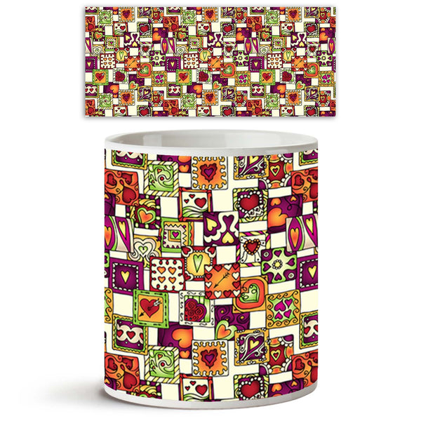 Doodle Hearts Ceramic Coffee Tea Mug Inside White-Coffee Mugs--IC 5007546 IC 5007546, Abstract Expressionism, Abstracts, Ancient, Art and Paintings, Birthday, Botanical, Culture, Digital, Digital Art, Drawing, Ethnic, Fashion, Floral, Flowers, Graphic, Hearts, Historical, Illustrations, Indian, Love, Medieval, Nature, Patterns, Retro, Romance, Semi Abstract, Signs, Signs and Symbols, Traditional, Tribal, Vintage, Wedding, World Culture, doodle, ceramic, coffee, tea, mug, inside, white, abstract, anniversary