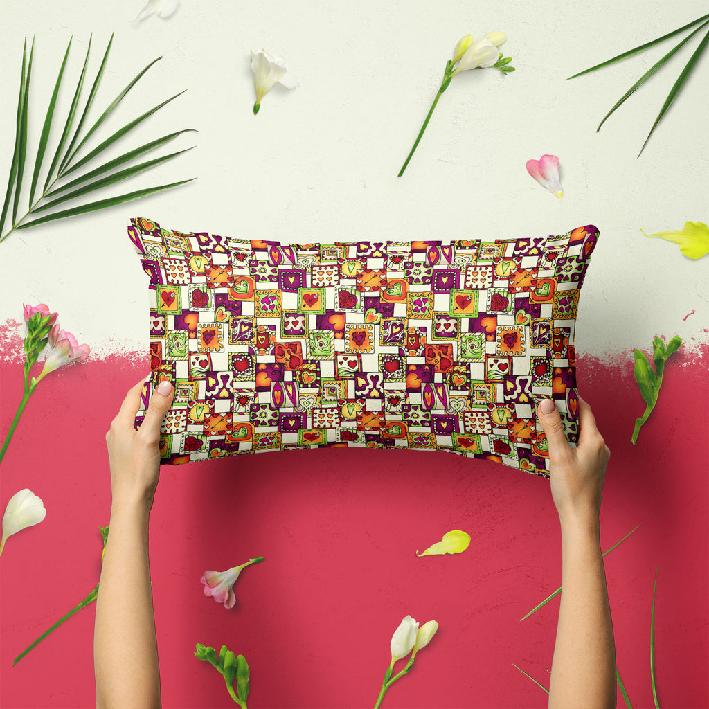 Doodle Hearts D3 Pillow Cover Case-Pillow Cases-PIL_CV-IC 5007546 IC 5007546, Abstract Expressionism, Abstracts, Ancient, Art and Paintings, Birthday, Botanical, Culture, Digital, Digital Art, Drawing, Ethnic, Fashion, Floral, Flowers, Graphic, Hearts, Historical, Illustrations, Indian, Love, Medieval, Nature, Patterns, Retro, Romance, Semi Abstract, Signs, Signs and Symbols, Traditional, Tribal, Vintage, Wedding, World Culture, doodle, d3, pillow, cover, case, abstract, anniversary, art, artwork, backgroun
