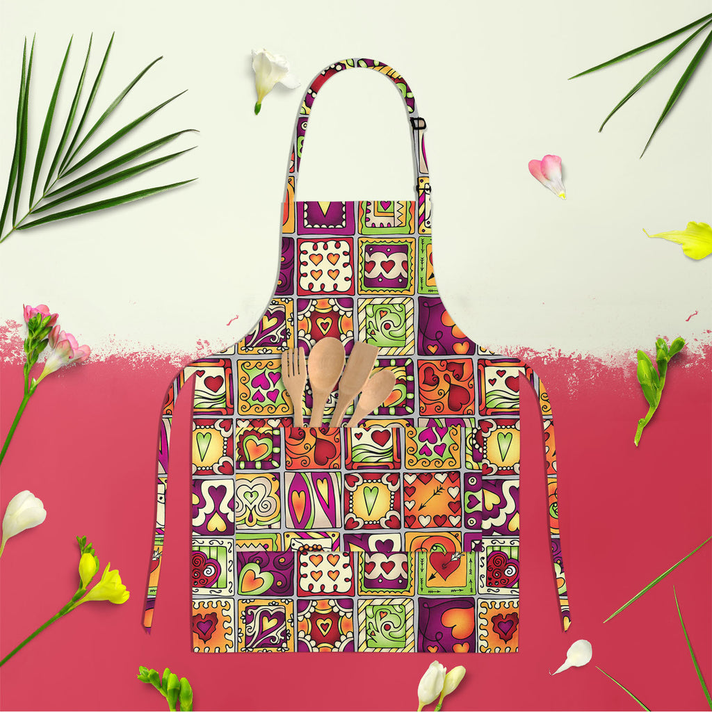 Doodle Drawing Apron | Adjustable, Free Size & Waist Tiebacks-Aprons Neck to Knee-APR_NK_KN-IC 5007547 IC 5007547, Abstract Expressionism, Abstracts, Ancient, Art and Paintings, Birthday, Botanical, Culture, Digital, Digital Art, Drawing, Ethnic, Fashion, Floral, Flowers, Graphic, Hearts, Historical, Illustrations, Indian, Love, Medieval, Nature, Patterns, Retro, Romance, Semi Abstract, Signs, Signs and Symbols, Traditional, Tribal, Vintage, Wedding, World Culture, doodle, apron, adjustable, free, size, wai